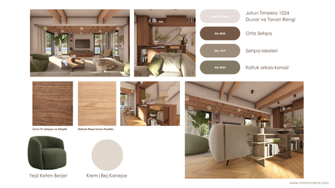 Salon ve Yemek Odası Tasarımı 