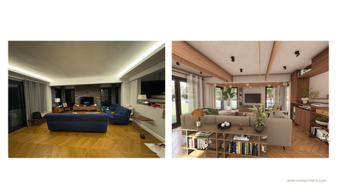 Salon ve Yemek Odası Tasarımı 