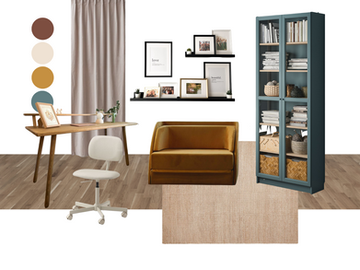 Çalışma Odası, Yemek Odası ve Yatak Odası Tasarımı | İstanbul