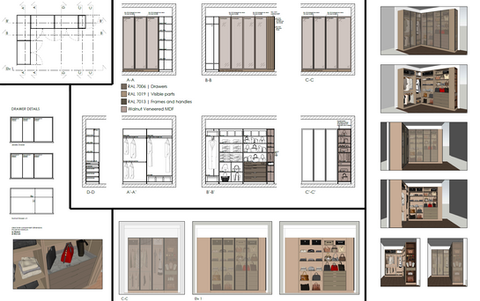Gardırop tasarımı